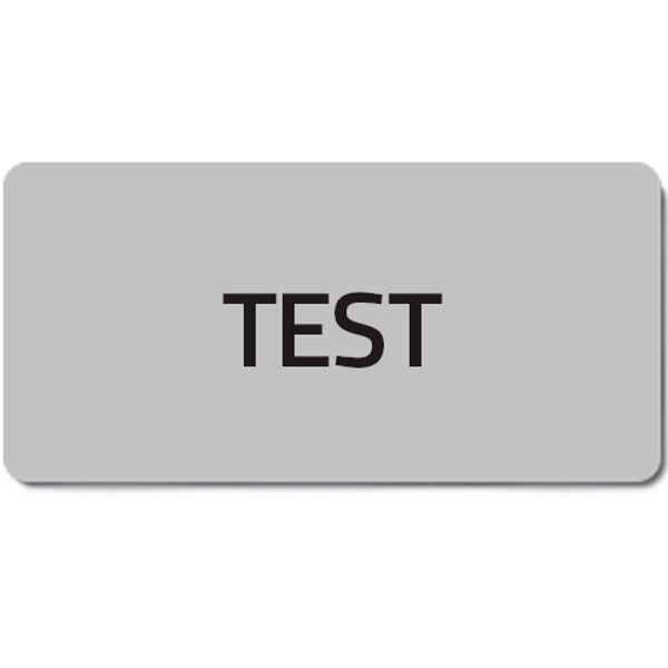 Adhesive label "TEST" image 1