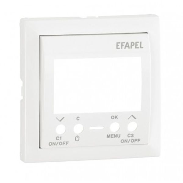 COV PLATE F/ONE CIRC DIG TIME SWITCH GRAPHITE image 1