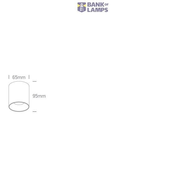 WHITE 6W CCTV IP20 230V DARK LIGHT image 2