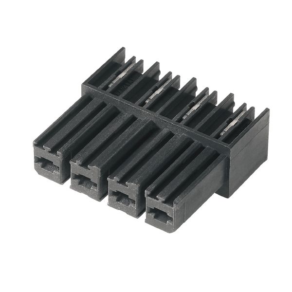 PCB plug-in connector, female header, closed side, THT solder connection, 7.62 mm, Number of poles: 6, 90°, Solder pin length (l): 3.5 mm, tinned, black, Box image 2