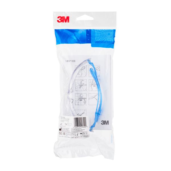 3M™ CCS Safety Glasses, Anti-Scratch / Anti-Fog, Clear Lens, 71511-000 image 6