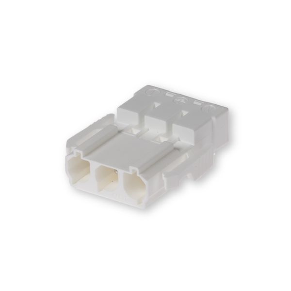 Screwless coupler 3-p socket, white image 1