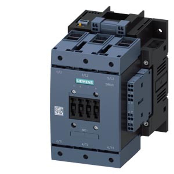 Contactor, AC-3e, 55 kW/400 V, 110 V DC, 0.7-1.25*Us, 2 NO + 2 NC, 3-pole image 2