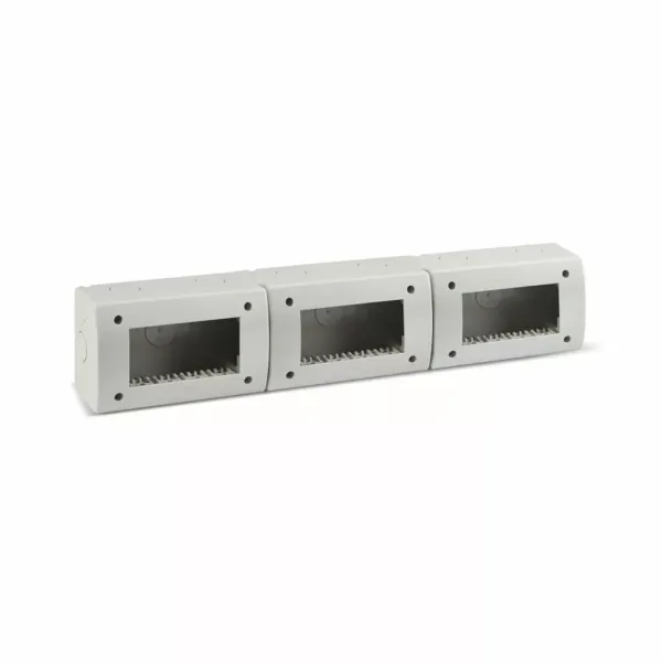 ENCLOSURE RAL7035 IP40  12 (4+4+4)M image 1