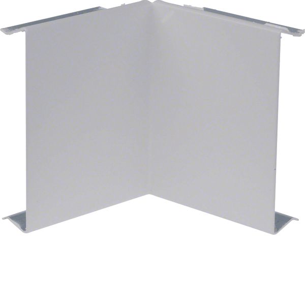 Internal corner lid for wall trunking BRS lid 80mm of sheet steel in l image 1