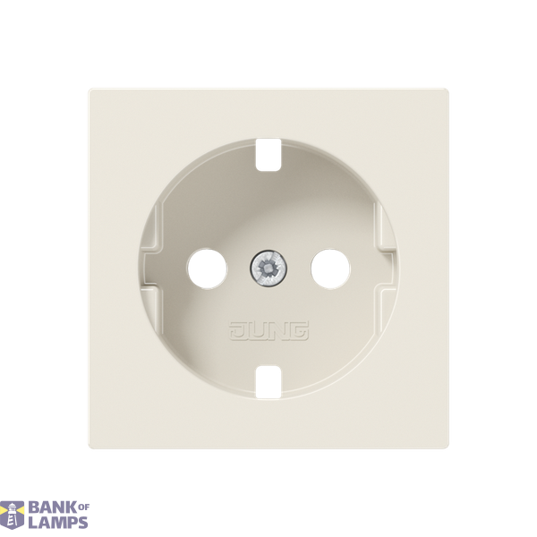 Cover for SCHUKO® sockets, Duroplast, 50 x 50 mm, white image 1