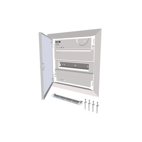 KLV-F1HWP-4PR Hollow wall expansion kit with plug-in terminal 1 row, form of delivery for projects image 1