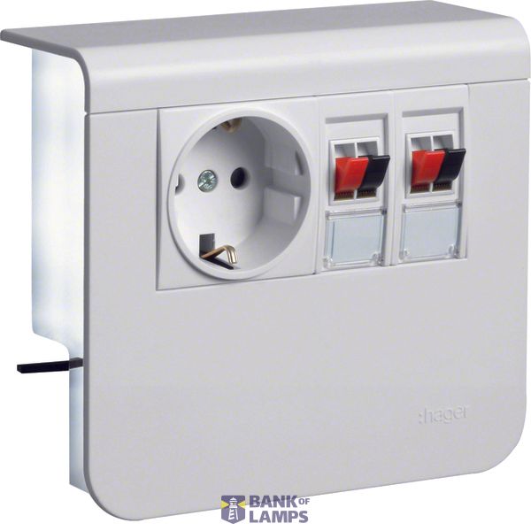 acc.box SL20055 socket+2 loudsp tw image 1