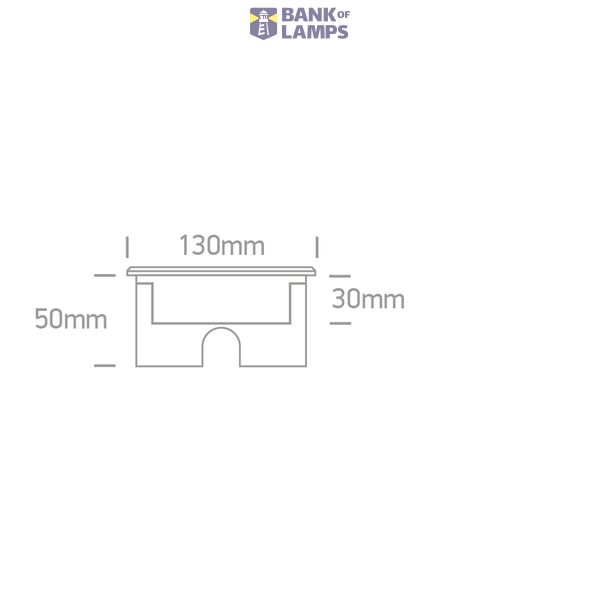 SS316L IP67 INGROUND 6x1W WW 24V DC LOW DEPTH DIMMABLE image 2