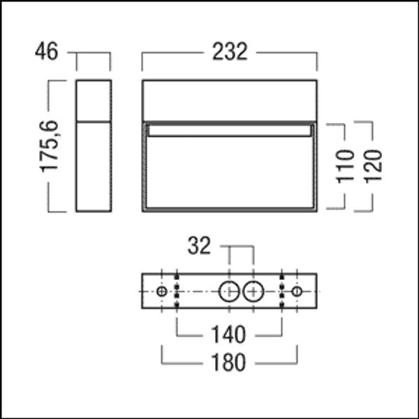 CROSSIGN 110 P MSC ELP WH - Escape sign luminaire image 2