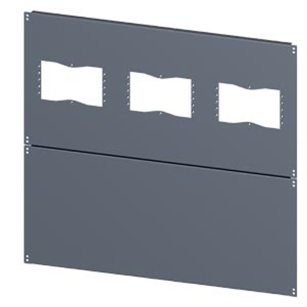 SIVACON, floor, with cut-outs for flanges, IPXX, D: 1000 mm, W: 1000 mm image 1