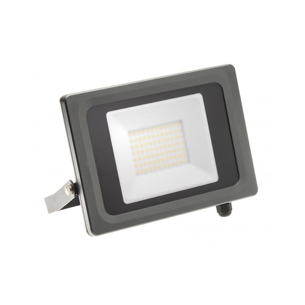 LED floodlight VIPER, 50 W, 4500 lm, 4000K, AC220-240V, IP65, 120°, gray image 1