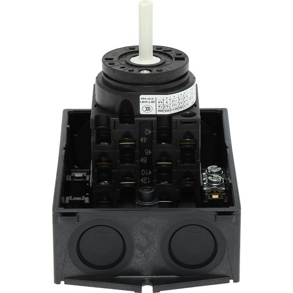 T0-4-8902/I1 Changeoverswitches, T0, 20 A, surface mounting, 4 contact unit(s), Contacts: 8, 60 °, maintained, With 0 (Off) position, Netz-0-Notstrom, Design numbe image 31