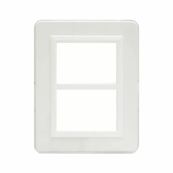 PERSONAL44 FR.PLATE WHITE      3+3M image 1