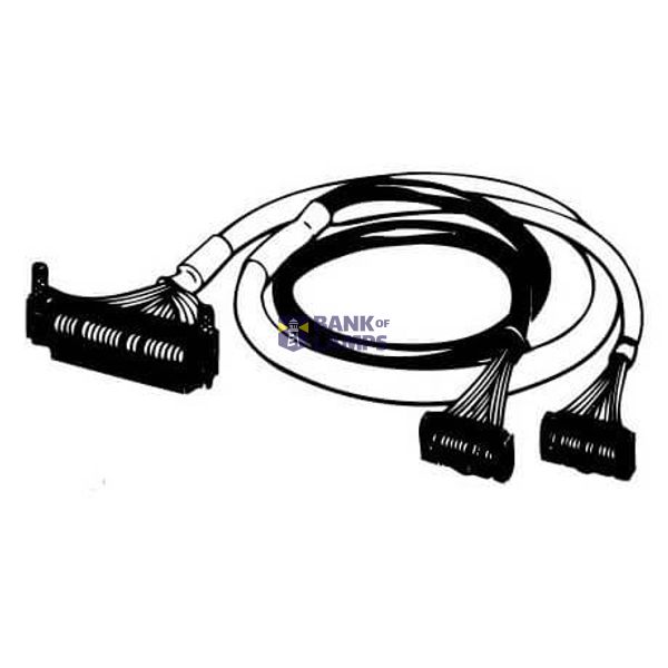 XW2Z0003C I/O connection cable, FCN40 to 2 x MIL20, 1.5 m XW2Z0003C image 1