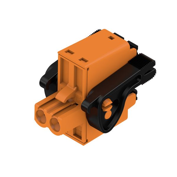 PCB plug-in connector, female plug, 5.08 mm, Number of poles: 2, 180°, PUSH IN with actuator, Clamping range, max. : 3.31 mm², Box image 4