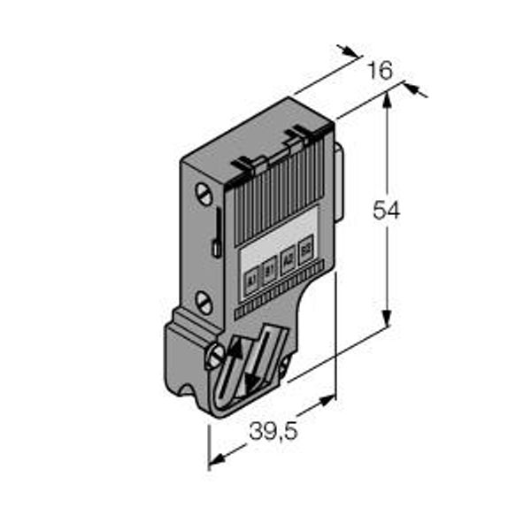 excom I/O System RS485-IS Male, PROFIBUS   D9T-RS485IS /6ES7972-0DA60-0XA0 image 1