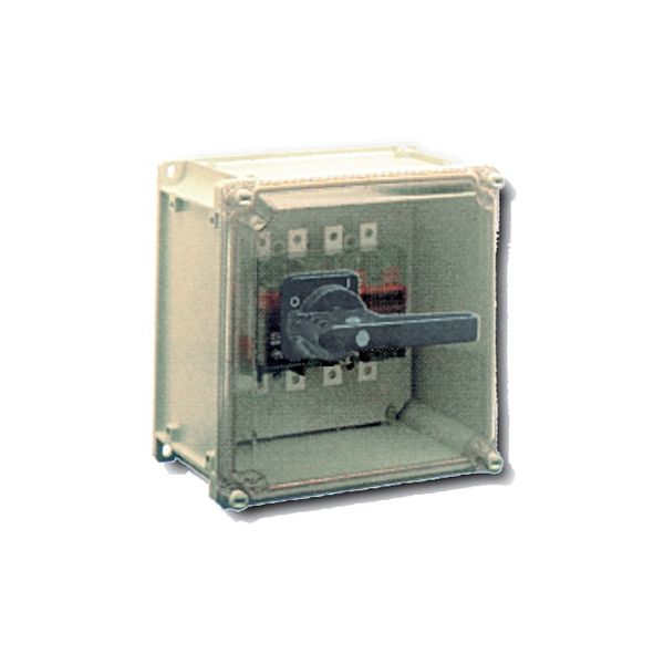 FS 3x160A disconnector in ecnlosure - Black handle image 1