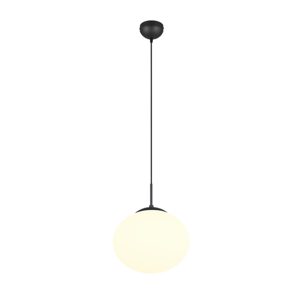 Fomento pendant 30 cm E27 matt black/white image 1