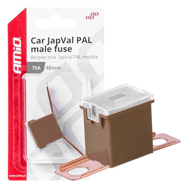 Car JapVal PAL male fuses 48mm 70A AMIO-03422 image 1
