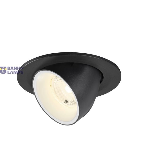NUMINOS© GIMBLE S recessed ceiling 4000K 40ø IP20 rnd bl/wh image 1