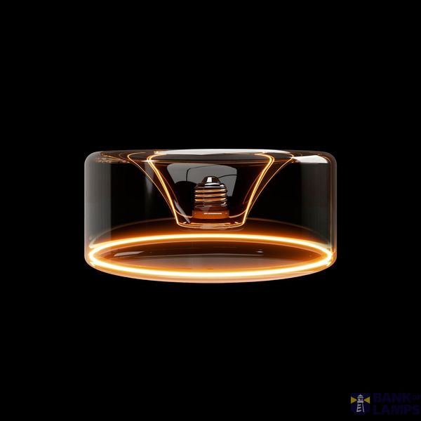 LED Smoky Light Bulb Ghost Line Recessed Donut 195x83 6W 380Lm E27 1900K Dimmable - G12 image 2