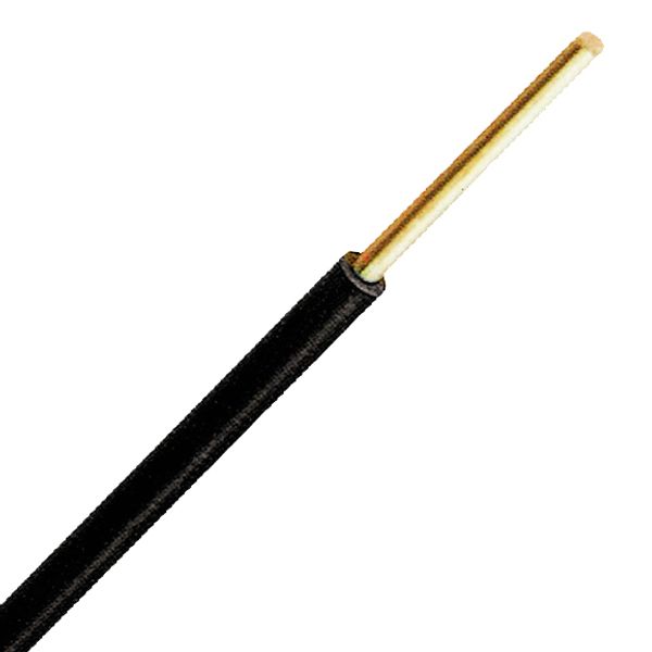 PVC Insulated Wires H05V-U (Yse) 1mmý, black (solid bare) (The price is shown without markup on metals. Request a quote for accurate information) image 1