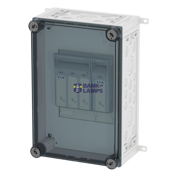 NH individual enclosure 1x XNH00, 3-pole+1-pole, incl. finger-protecti image 1