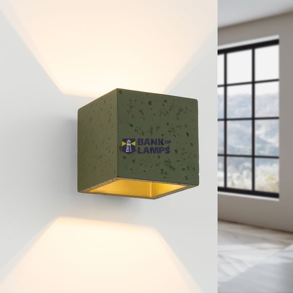 Wall lamp QUAD concrete olive green image 8