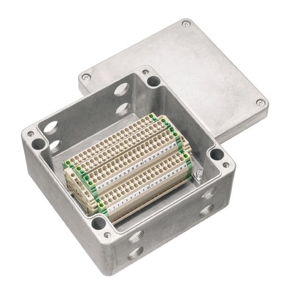 Terminal Box, ATEX ll 2GD T85°C Ex e ll T6, KLIPPON K52 EX, KL SET 38Z2.5 SDrill holes side A: 4 x M20x1.5, Drill holes side B: 4 x M20x1.5 image 1