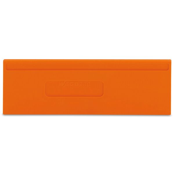 Separator plate 2 mm thick oversized orange image 3