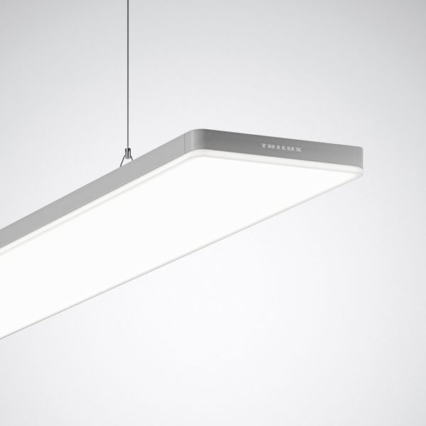 Suspended luminaires Lunexo H HCL Prisms Aluminium ETDD8 75W 8800lm Wide reduced glare UGR19 (W19) IK03 3 SDCM image 1