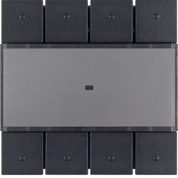 Light scene touch sensor comfort with text field, anthracite, matt, B.1/B.3/B image 1