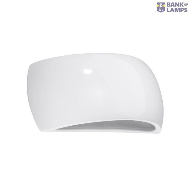 PONTIUS VARNISHED WALL LAMP WHITE GLOSS G9 1X40W IP20 image 2