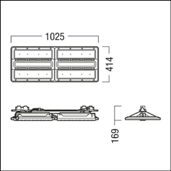 CR2PL L35k-840 PC WB LDO TEC WH - LED high-bay luminaire image 2
