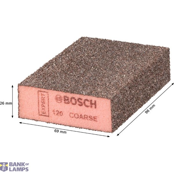 EXPERT Combi S470 Foam Sanding Block, Coarse, 20-pc image 2