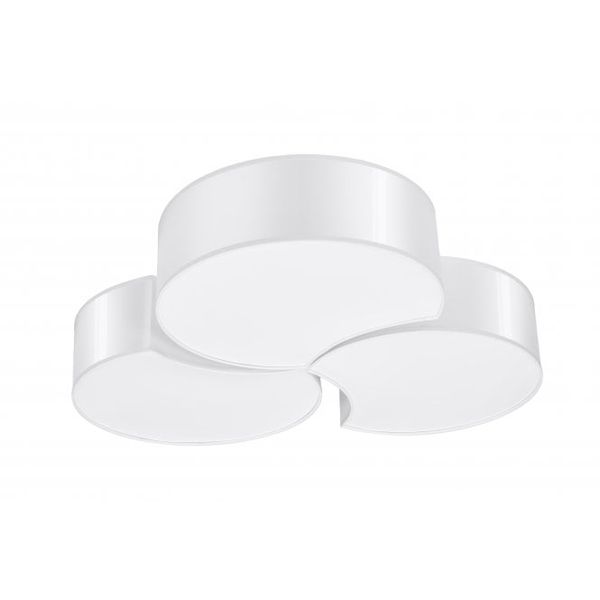 SOLLUX - Ceiling lamp CIRCLE 3B white SL.1052 image 1
