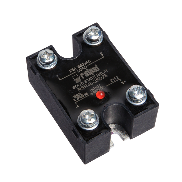 Mini single phase panel SSR; load current at 16A;  input 4-32VDC image 1