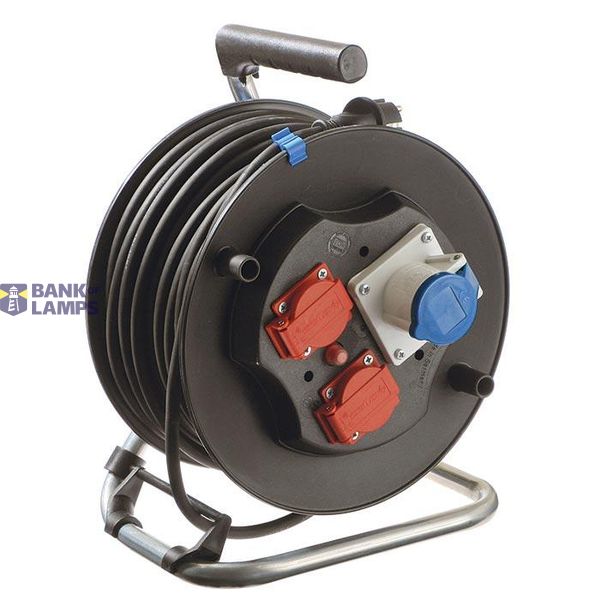 Schwabe CEE Camping Haspel 230V Neopreen H07RN-F 3x1,5 16A IP44 40m image 1
