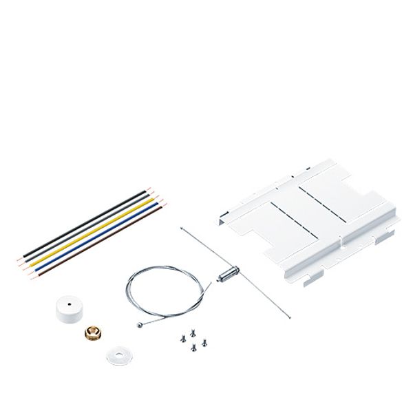 CLEVO ID C MOUNT SET ASQ3 WH - Mounting set for continuous row image 1