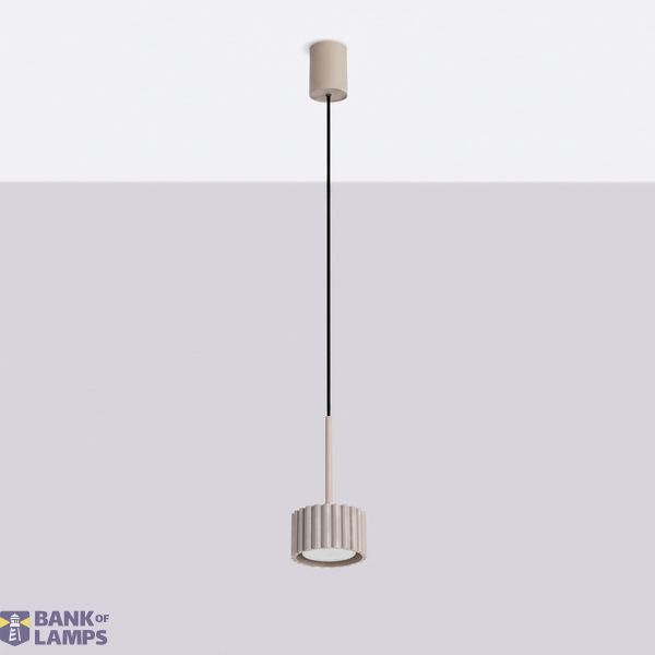 Pendant lamp AURA 1 taupe Gx53 image 2