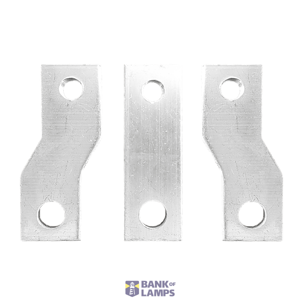 Front connection plate KSHP3/3, offset (3 pcs) 250A for FMC3 image 1
