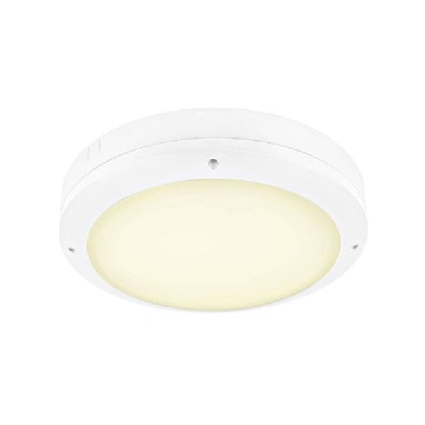 OUTDOOR BULKHEAD V 360, SENSOR 20W 830/840/856 IP65 IK10, wh image 1