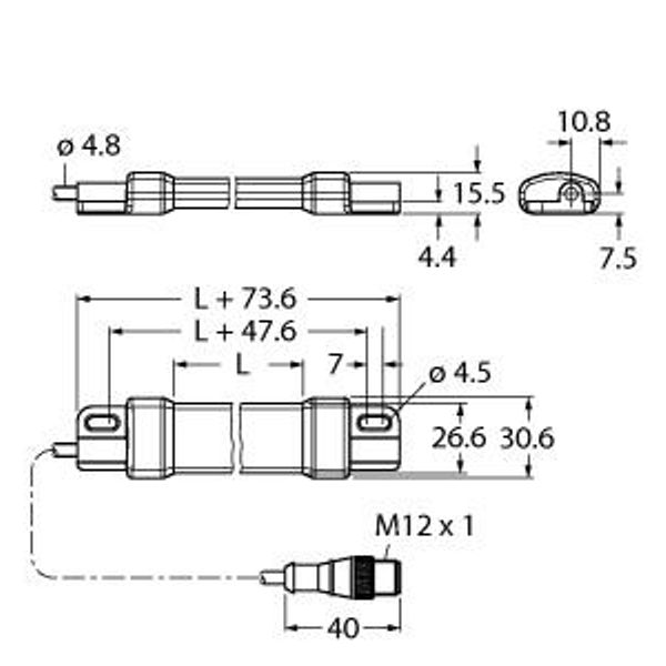 LED Linear Light In the Plastic Housing   WLS15XWW0920DSQP image 2