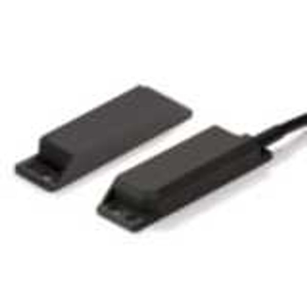 Non-contact door switch, reed, elongated sensor 10m, plastic, 2NC cont AA020796D image 2