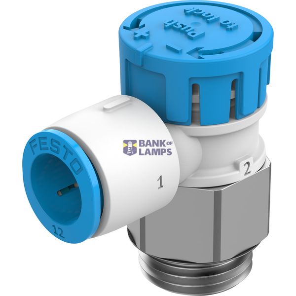 VFOE-LE-T-G12-Q12-P20 One-way flow control valve image 1
