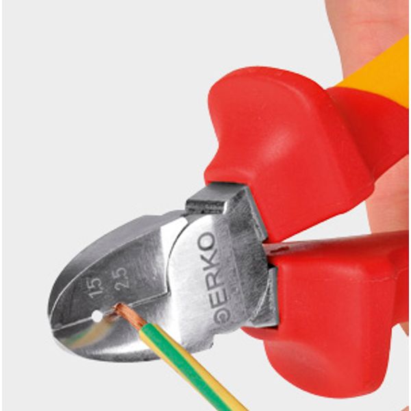 Side cutting pliers with insulation stripping function STSI_160 image 1