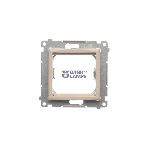 Transition adapter for 45x45 mm fitting type, cream white/electro white image 1