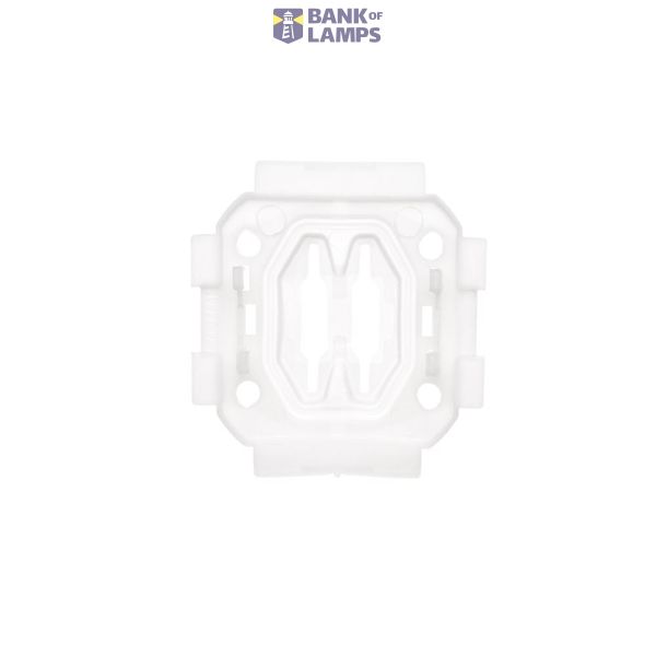 Double 2-pole switch, (module), 16AX, Screw, cream white/electro white image 1