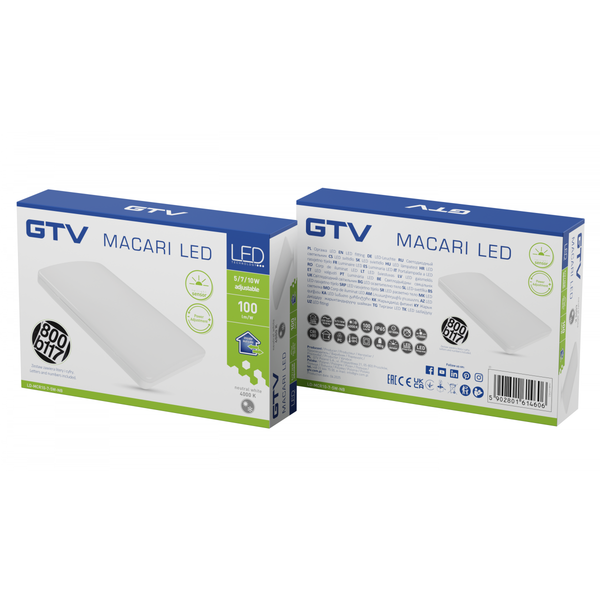 MACARI fixture with dusk sensor, LED, 10-7-5W, 100lm/W, 4000K, AC220-240V, IP65 image 1